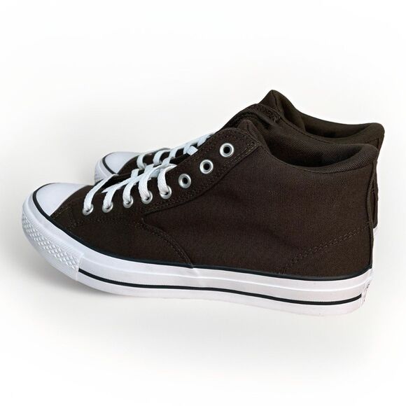 Converse CTAS Malden Street Mid Top Men 9 Canvas Shoes A11708F Grind Coffee - Picture 6 of 9